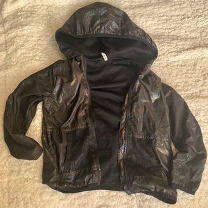 Hoodie windbreaker |  Metallic Jacket
